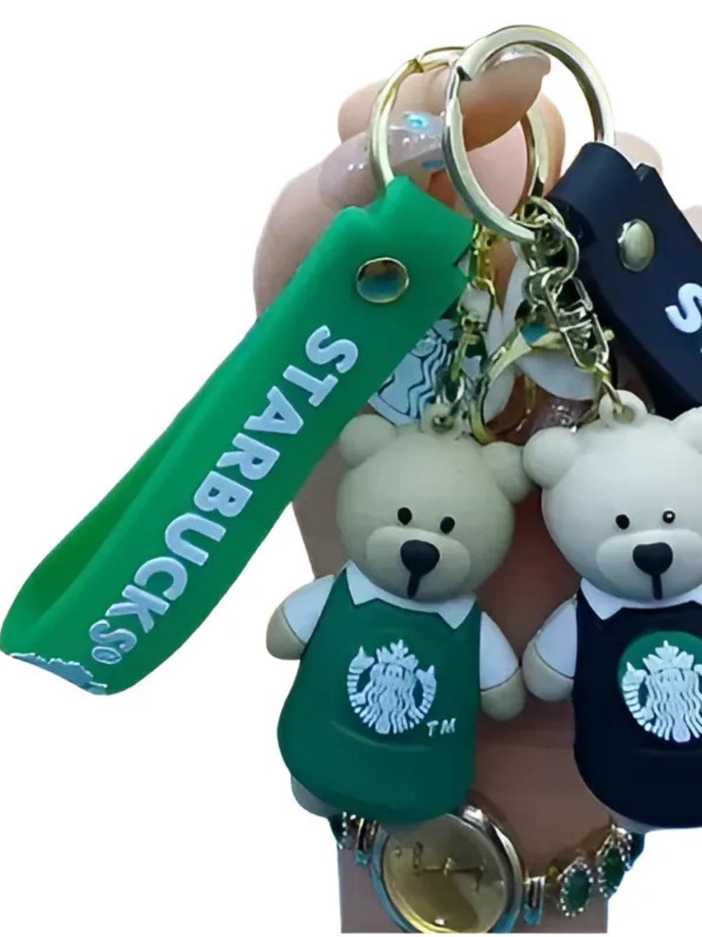 Starbucks Style Drink Cup Keychain Pendant Piece - Picture 8 of 12